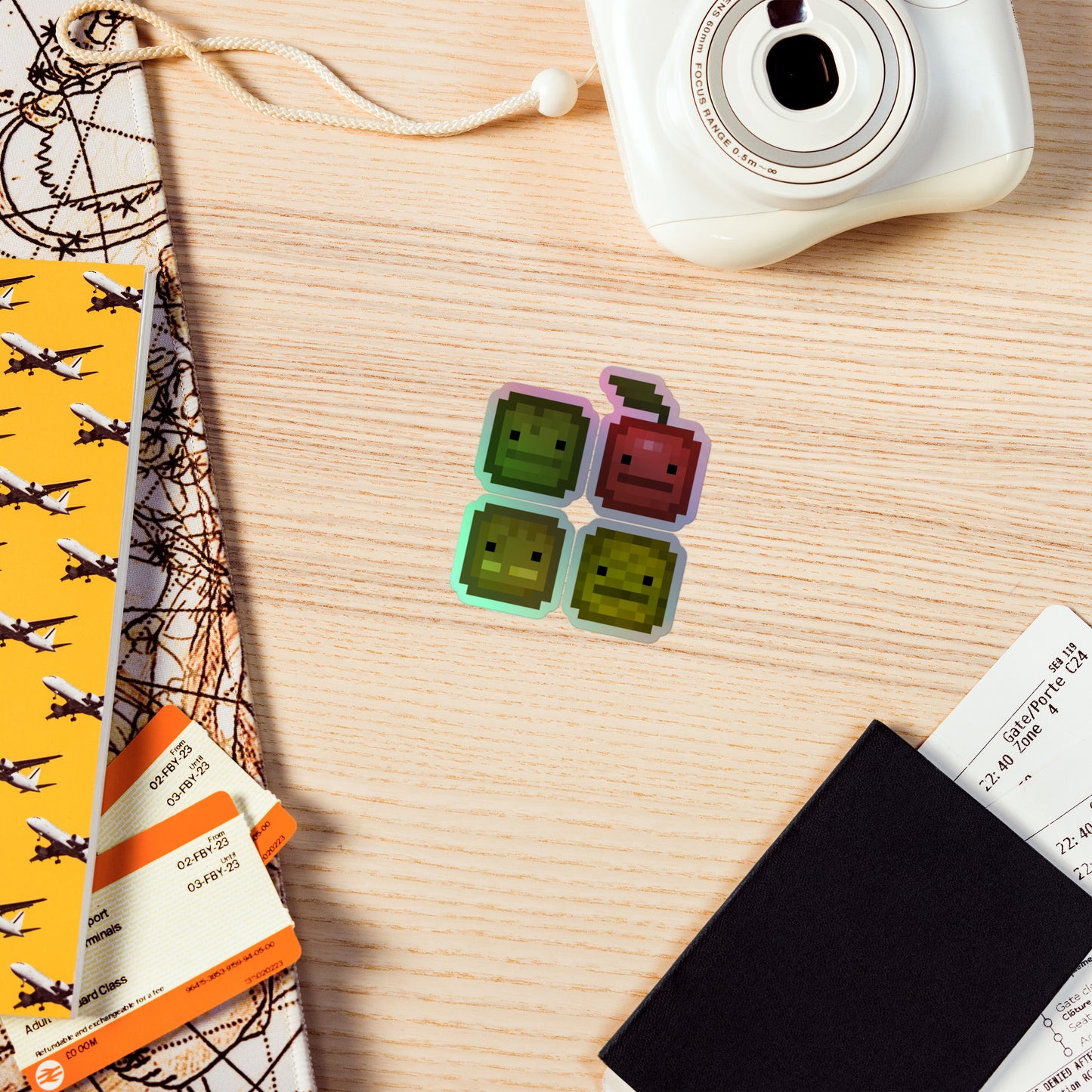 Holographic stickers