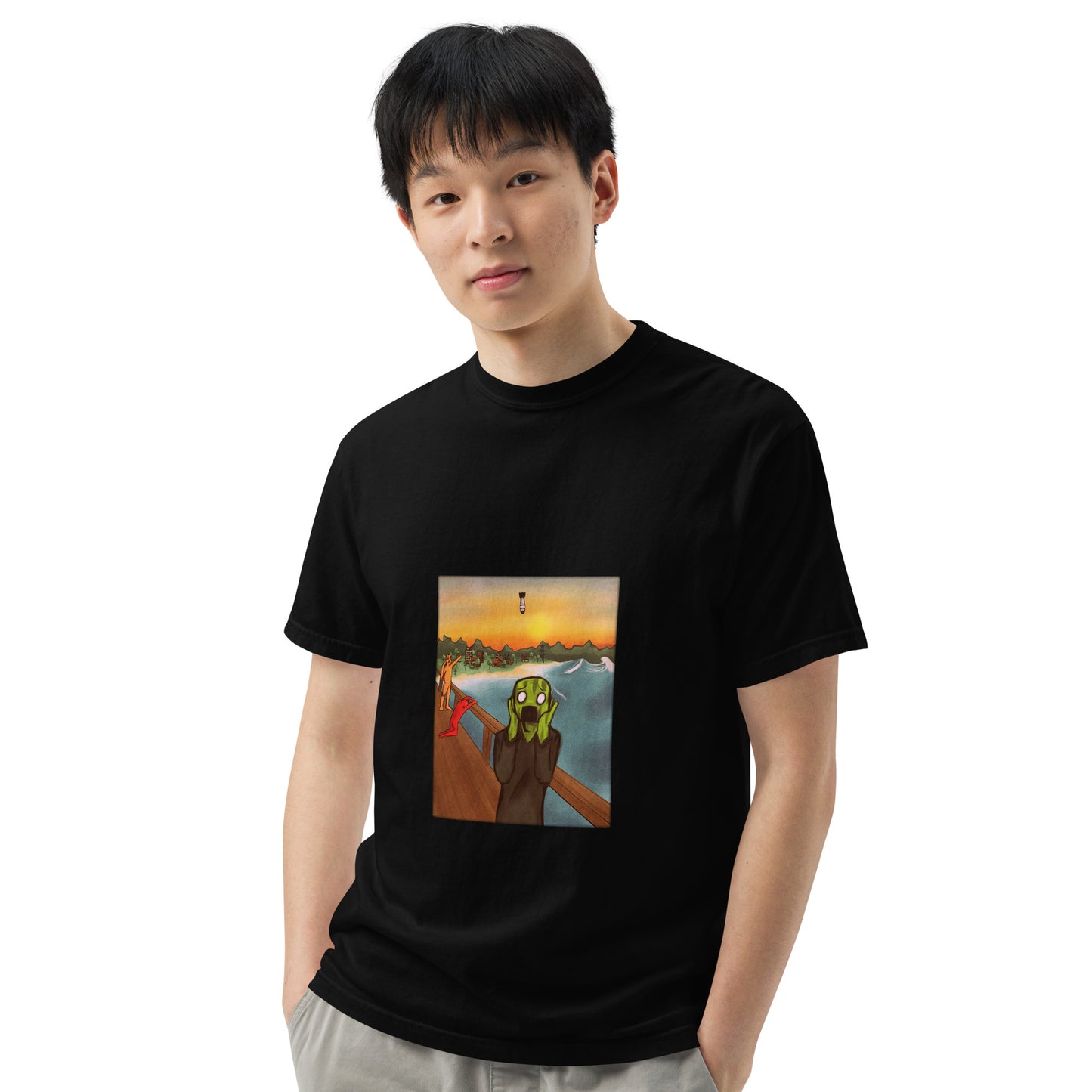 Men’s garment-dyed heavyweight t-shirt