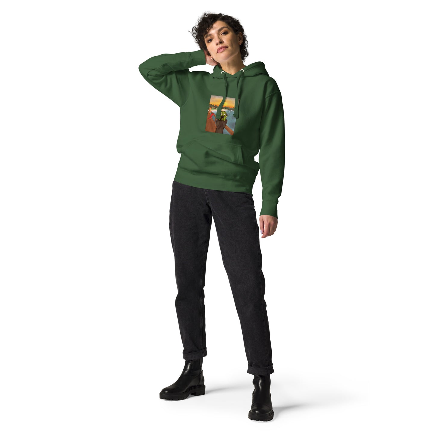Melon Playground Melon Face Unisex Pullover Hoodie