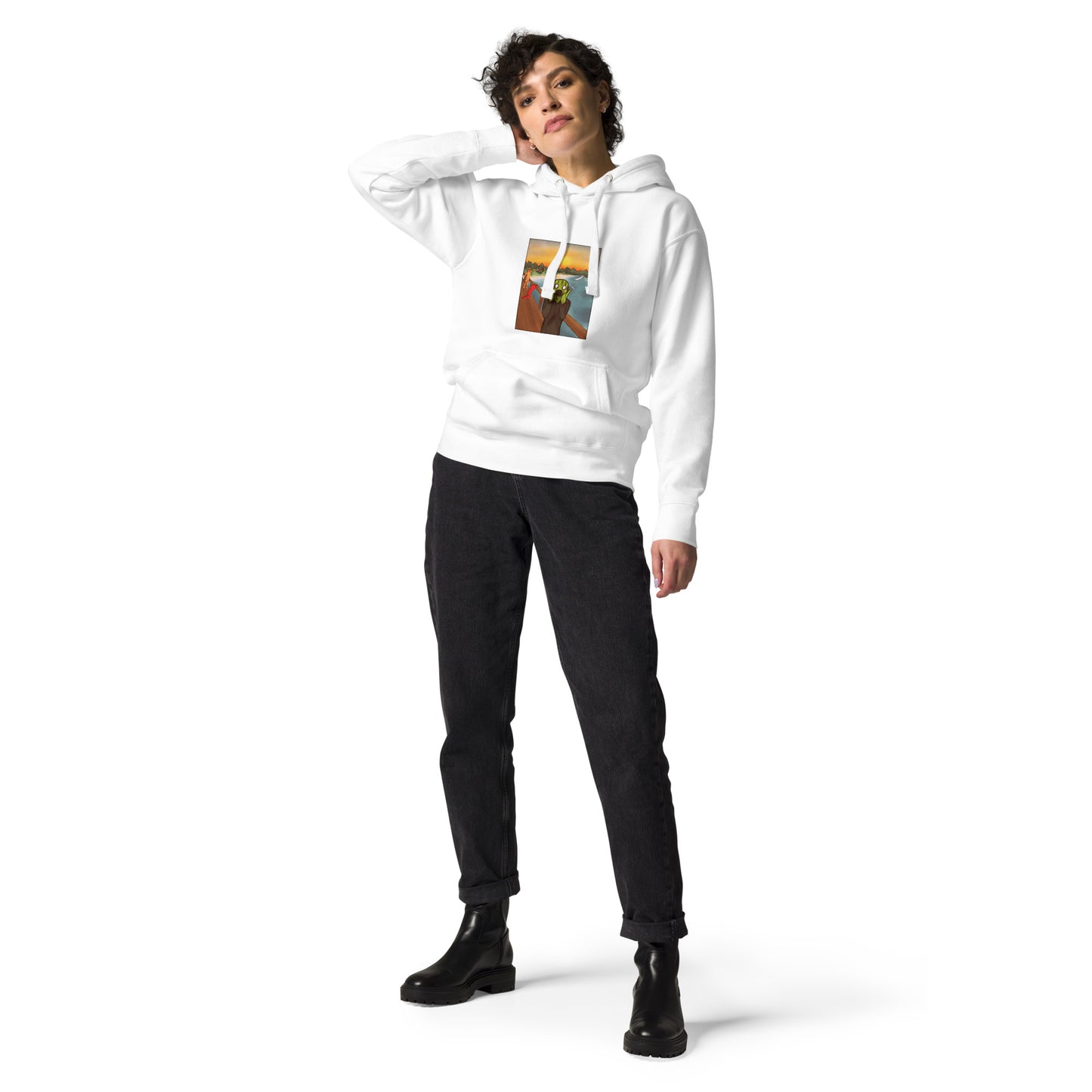 Melon Playground Melon Face Unisex Pullover Hoodie