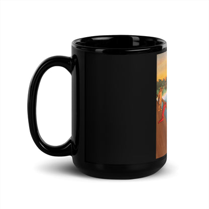 Black Glossy Mug